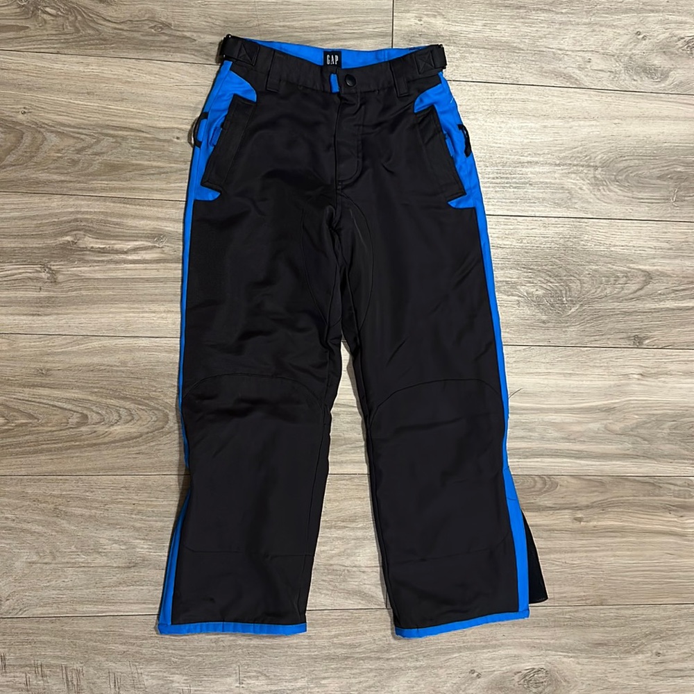 Gap Snow Pants Size 10 Black Blue